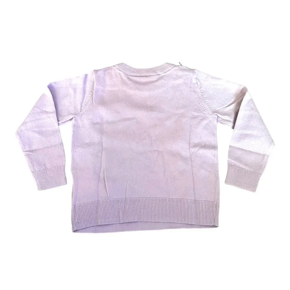 GAP Kids Lilac Disney Minnie Mouse Knit Sweater NWT Size 2T 3T 4T 5T